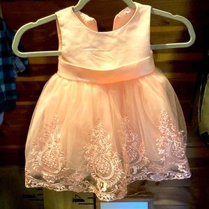Pink baby girl dress